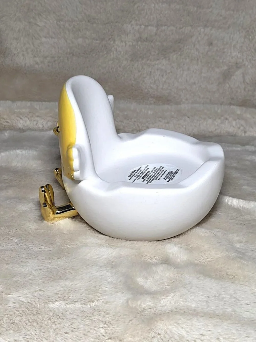Bath and Body Works EASTER CHICK Single Wick Candle Holder Ceramic #B4